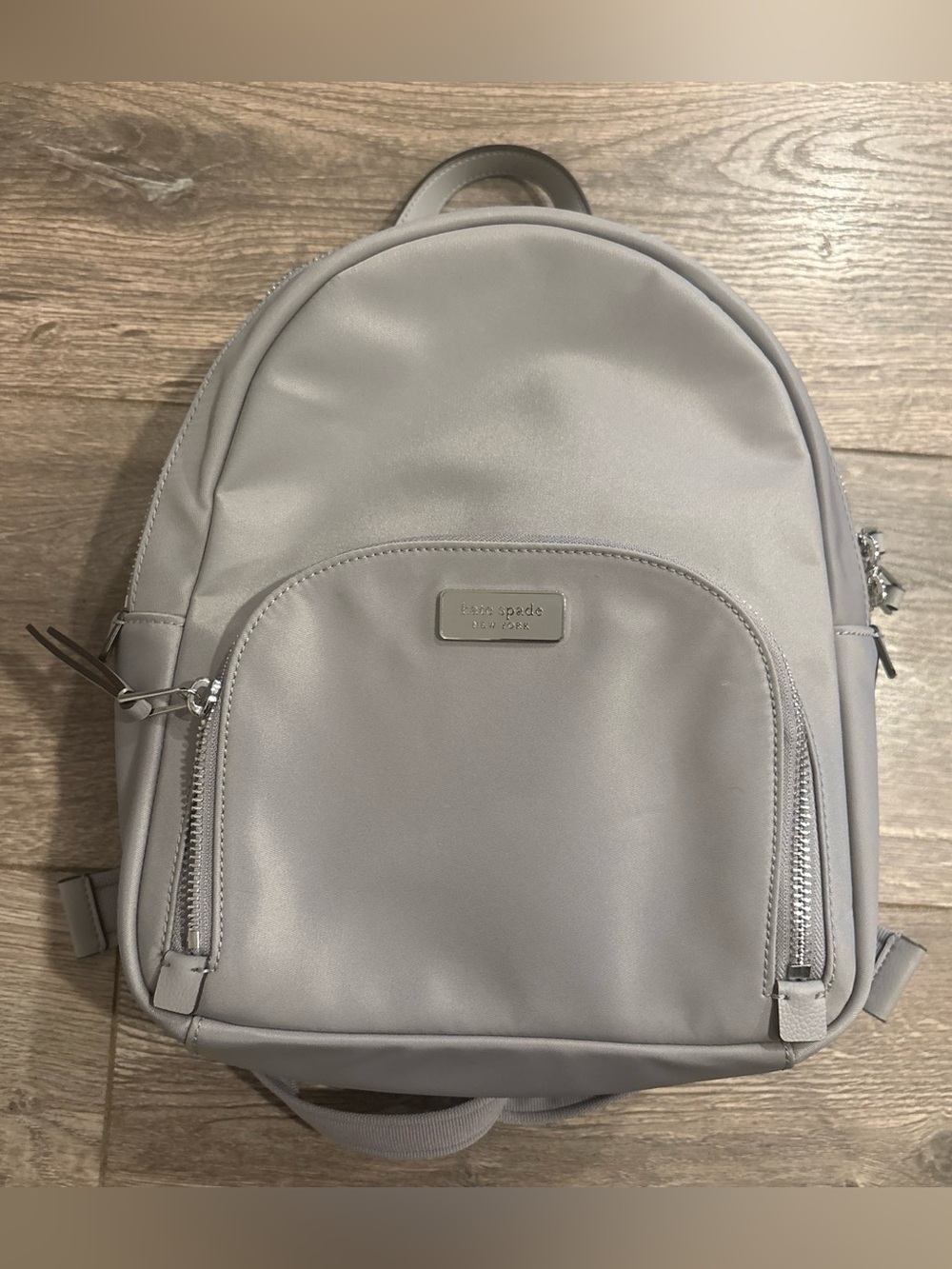 Kate Spade Grey Mini Backpack - Like Brand New!